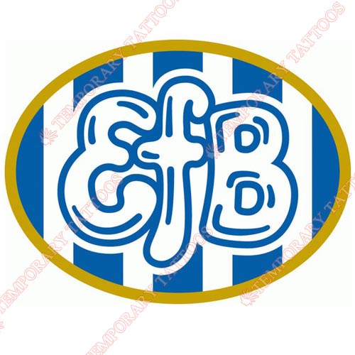Esbjerg forenede Boldklubber Customize Temporary Tattoos Stickers NO.8311